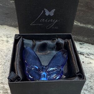 Laing Blue crystal  Butterfly Art